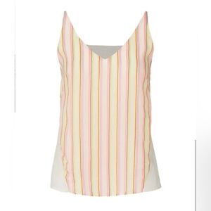 J Brand lightweight striped camisole / tank top size medium